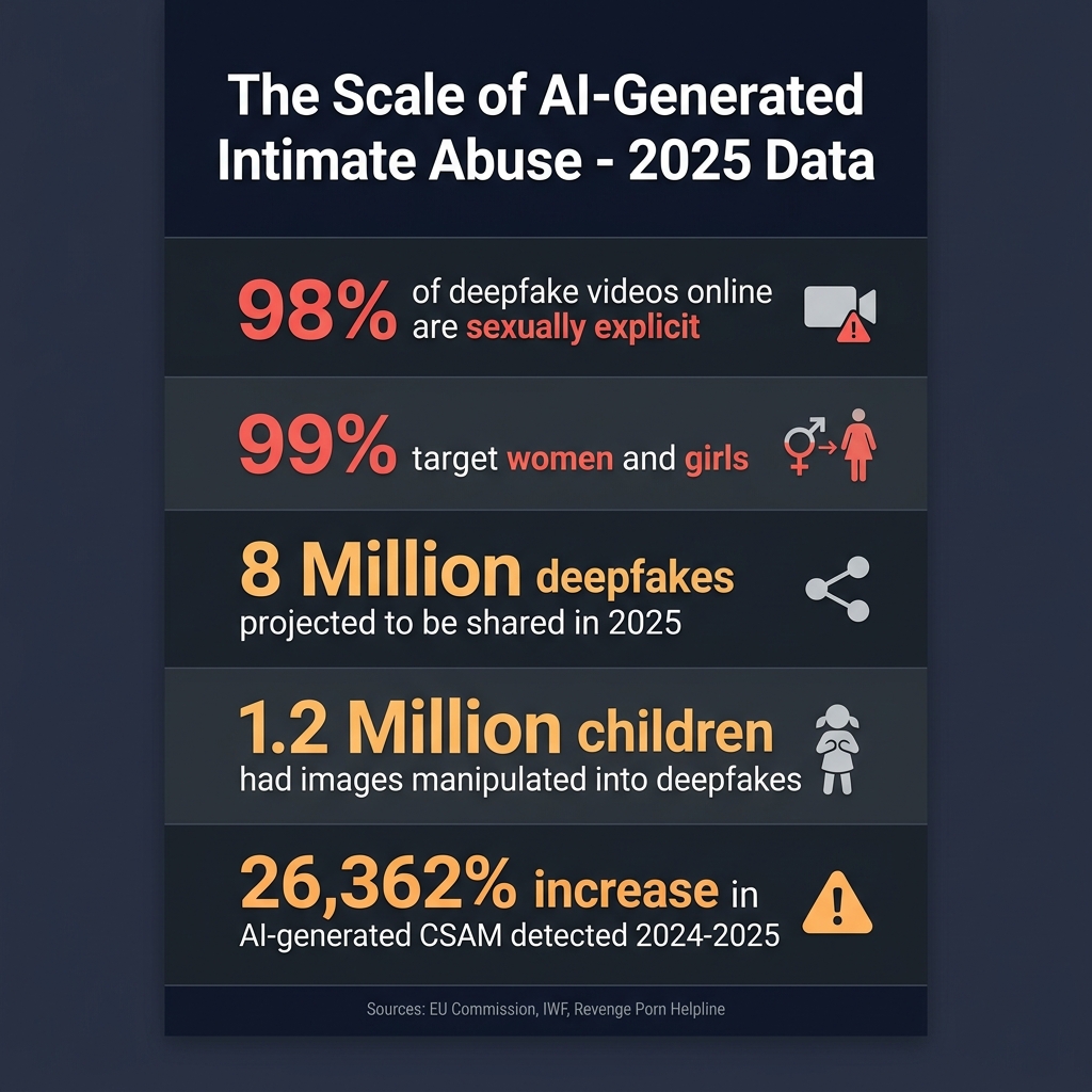 The Scale of AI-Generated Intimate Abuse — 2025 Data