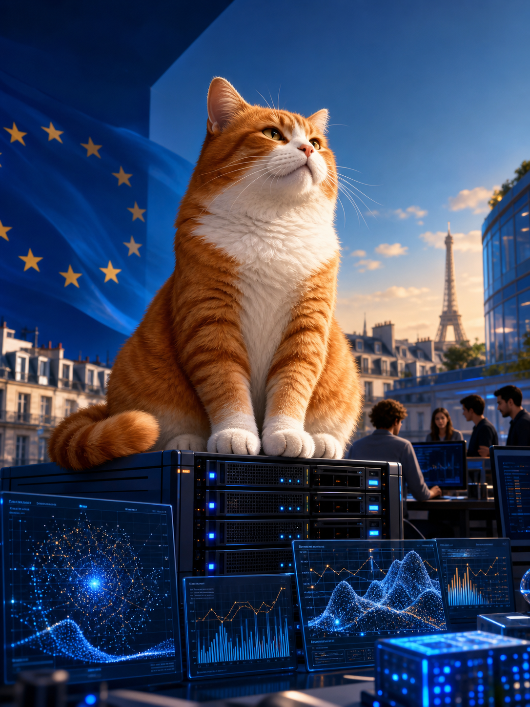 Editorial concept art for the Le Chaton Fat case study